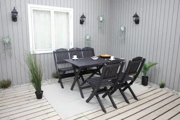 Delpino Sofa - Kaffesvart - Hagemøbler & utemiljø - Loungemøbler - Loungesofaer