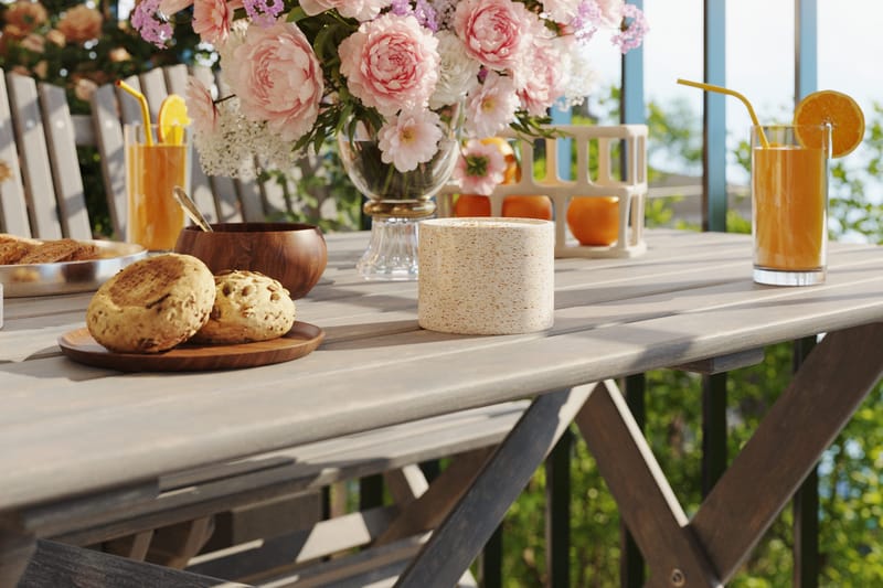 Delpino Sofagruppe - Grå - Hagemøbler & utemiljø - Hagegruppe - Spisegrupper hage