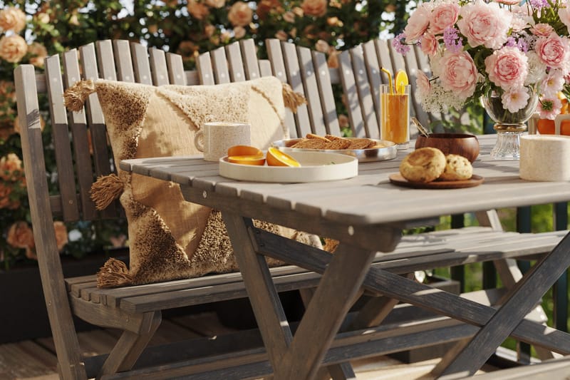 Delpino Sofagruppe - Grå - Hagemøbler & utemiljø - Hagegruppe - Spisegrupper hage