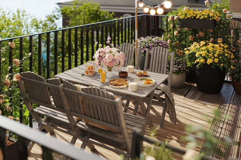 Delpino Sofagruppe - Grå - Hagemøbler & utemiljø - Loungemøbler - Loungesofaer