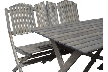 Delpino Sofagruppe - Grå - Hagemøbler & utemiljø - Hagegruppe - Spisegrupper hage