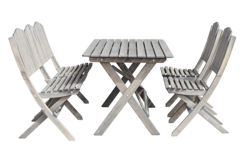 Delpino Sofagruppe - Grå - Hagemøbler & utemiljø - Loungemøbler - Loungesofaer