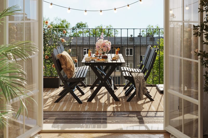 Delpino Sofagruppe - Kaffesvart - Hagemøbler & utemiljø - Loungemøbler - Loungesofaer