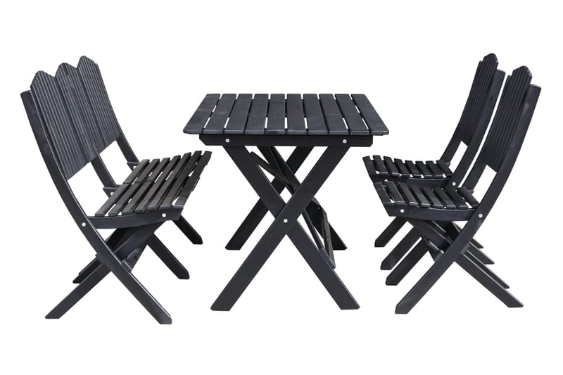 Delpino Sofagruppe - Kaffesvart - Hagemøbler & utemiljø - Hagegruppe - Spisegrupper hage