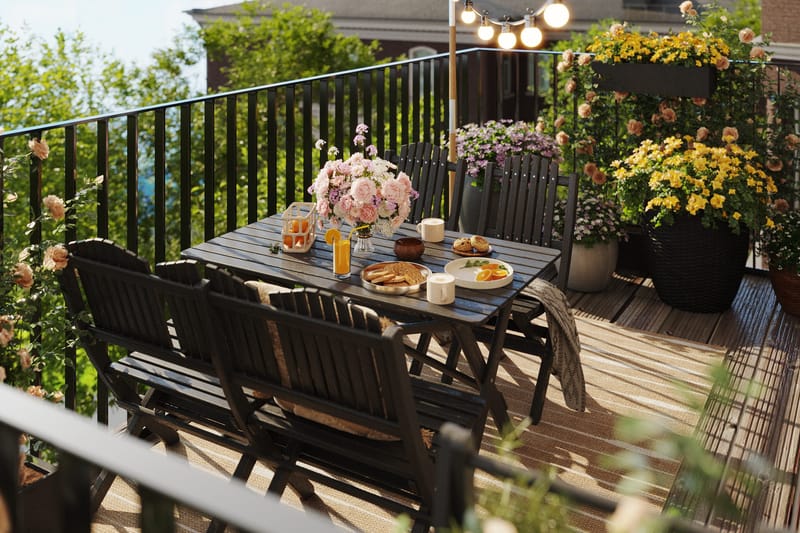 Delpino Sofagruppe - Kaffesvart - Hagemøbler & utemiljø - Loungemøbler - Loungesofaer