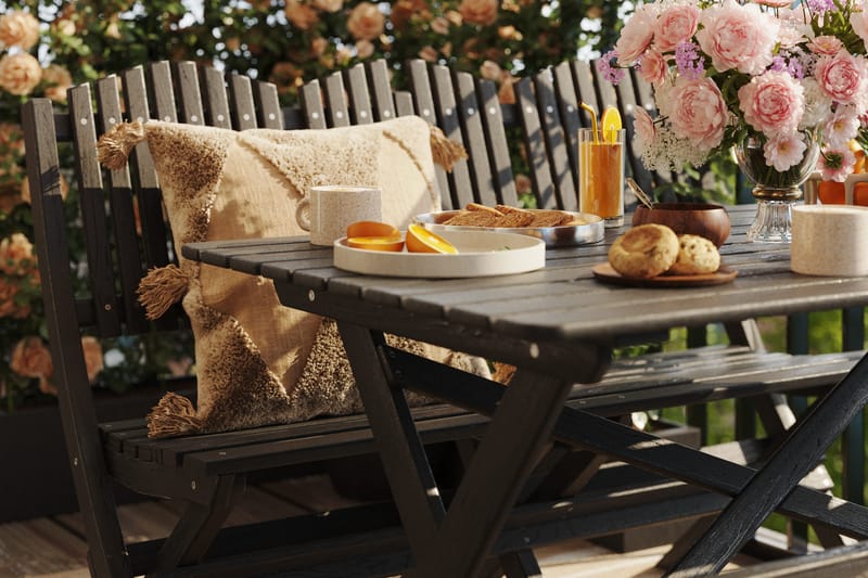 Delpino Sofagruppe - Kaffesvart - Hagemøbler & utemiljø - Loungemøbler - Loungesofaer