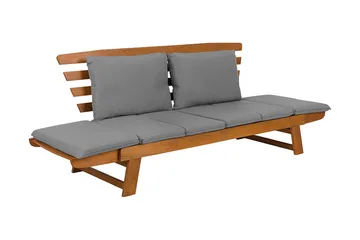 Digloria Hagesofa - Tre/Natur - Hagemøbler & utemiljø - Loungemøbler - Loungesofaer