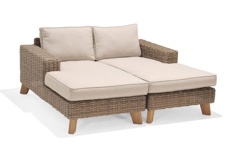 hamas Sofa med Armlene Venstre - Beige - Hagemøbler & utemiljø - Loungemøbler - Loungesofaer