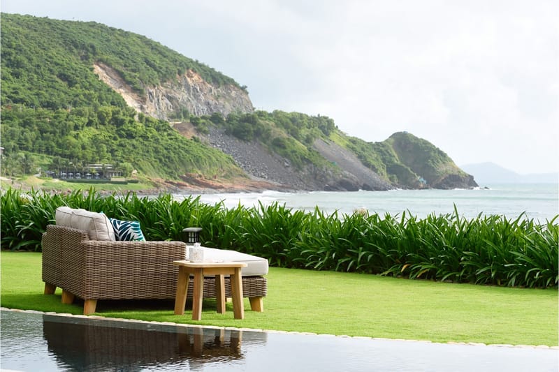 hamas Sofa med Armlene Venstre - Beige - Hagemøbler & utemiljø - Loungemøbler - Loungesofaer