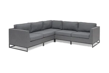 Hillerstorp Adelshamn hjørnesofa utendørs - Grå - Hagemøbler & utemiljø - Loungemøbler - Loungegrupper