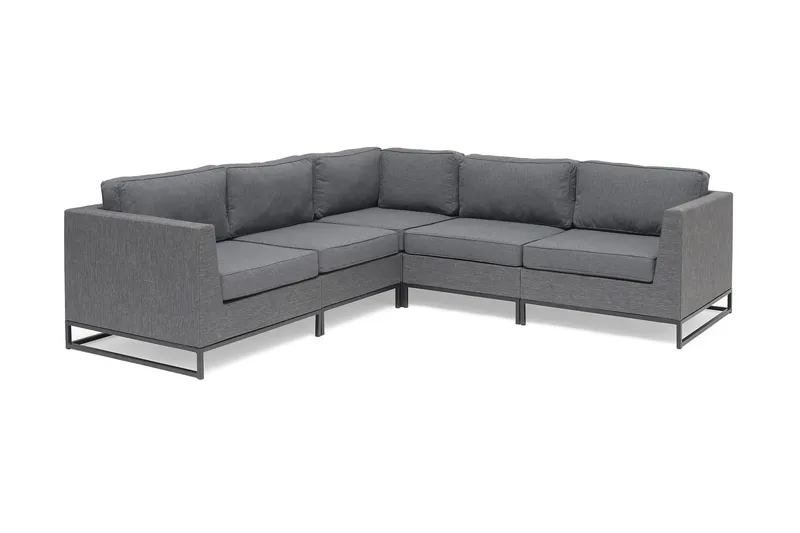 Hillerstorp Adelshamn hjørnesofa utendørs - Grå - Hagemøbler & utemiljø - Loungemøbler - Loungegrupper