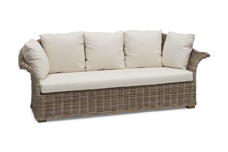 Hillerstorp Edsklinta 2,5-Seters Sofa - Grå|Beige - Loungesofaer - Utesofa