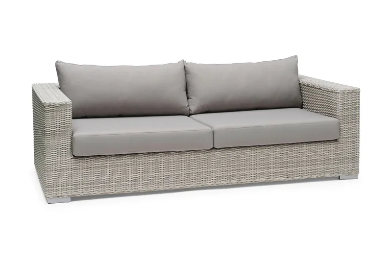 Hillerstorp Hamilton 3-seters utendørs sofa, Grå