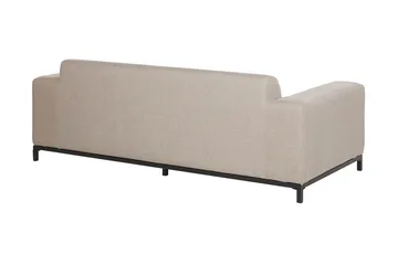Hughen 3-seters Sofa - Beige / Svart - Hagemøbler & utemiljø - Loungemøbler - Loungesofaer