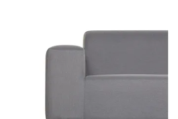 Hughen 3-seters Soffa - Grå/Svart - Hagemøbler & utemiljø - Loungemøbler - Loungesofaer