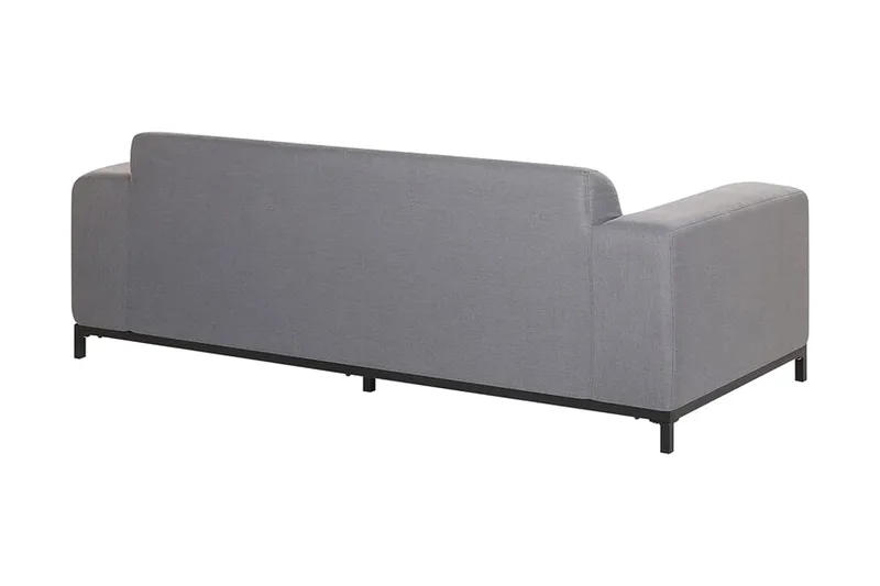Hughen 3-seters Soffa - Grå/Svart - Hagemøbler & utemiljø - Loungemøbler - Loungesofaer