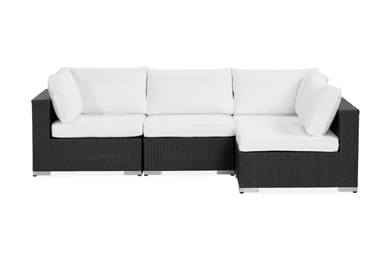 Loungesofa Bahamas 4-seter - Svart - Loungesofaer - Utesofa