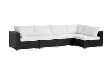 Loungesofa Bahamas Svart - Svart - Hagemøbler & utemiljø - Loungemøbler - Loungesofaer