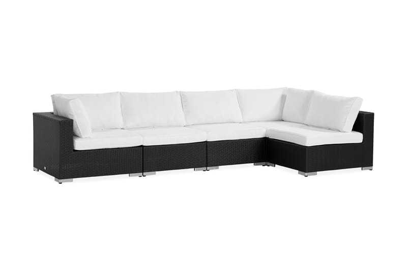 Loungesofa Bahamas Svart - Svart - Hagemøbler & utemiljø - Loungemøbler - Loungesofaer