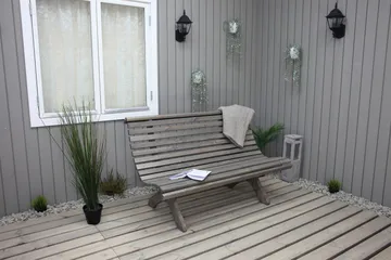 Norvald Benk - Grå - Hagemøbler & utemiljø - Loungemøbler - Loungesofaer