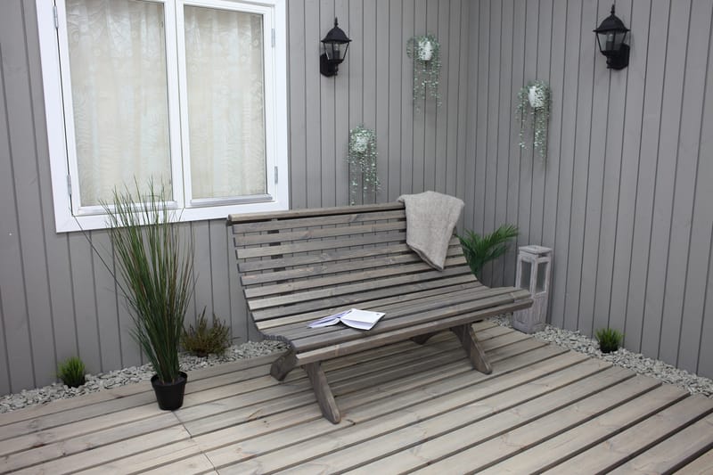 Norvald Benk - Grå - Hagemøbler & utemiljø - Loungemøbler - Loungesofaer