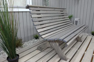 Norvald Benk - Grå - Hagemøbler & utemiljø - Loungemøbler - Loungesofaer