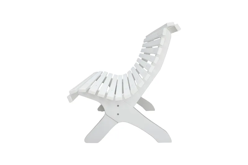 Norvald Hagebenk 140 cm - Hvit - Hagemøbler & utemiljø - Loungemøbler - Loungesofaer