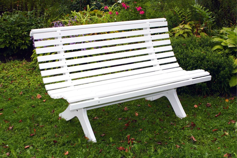 Norvald Hagebenk 140 cm - Hvit - Hagemøbler & utemiljø - Loungemøbler - Loungesofaer