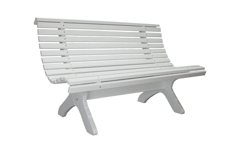 Norvald Hagebenk 140 cm, Hvit