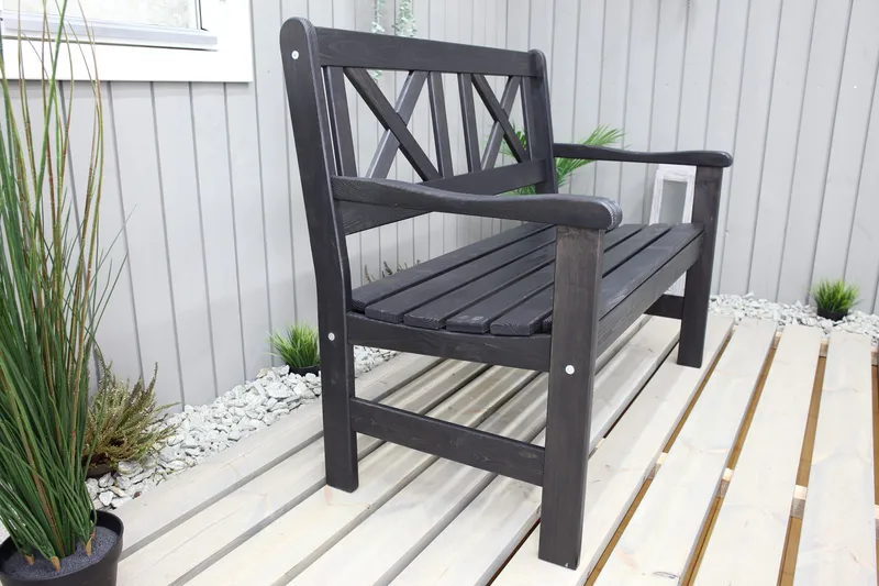 Olivo 2-seter Sofa - Kaffesvart - Hagemøbler & utemiljø - Loungemøbler - Loungesofaer