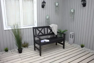 Olivo 2-seter Sofa - Kaffesvart - Hagemøbler & utemiljø - Loungemøbler - Loungesofaer