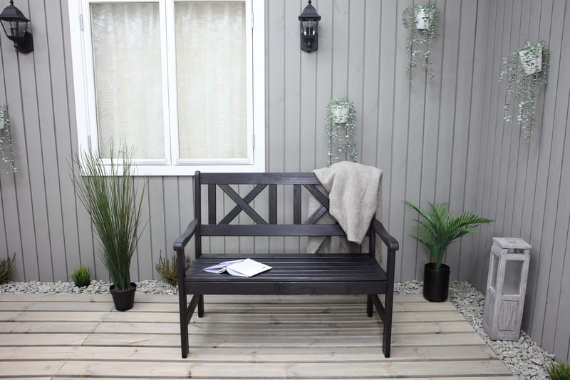 Olivo 2-seter Sofa - Kaffesvart - Hagemøbler & utemiljø - Loungemøbler - Loungesofaer