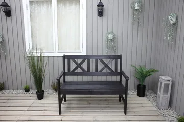 Olivo 2-seter Sofa - Kaffesvart - Hagemøbler & utemiljø - Loungemøbler - Loungesofaer