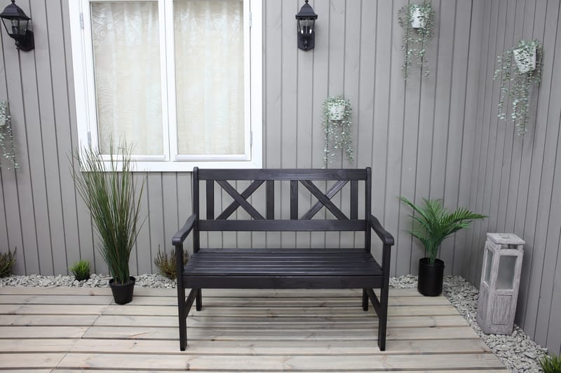 Olivo 2-seter Sofa - Kaffesvart - Hagemøbler & utemiljø - Loungemøbler - Loungesofaer