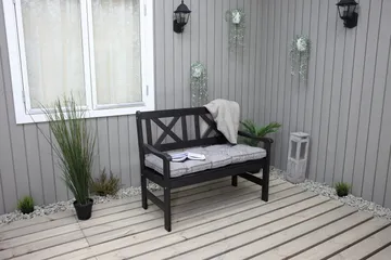 Olivo 2-seter Sofa - Kaffesvart - Hagemøbler & utemiljø - Loungemøbler - Loungesofaer