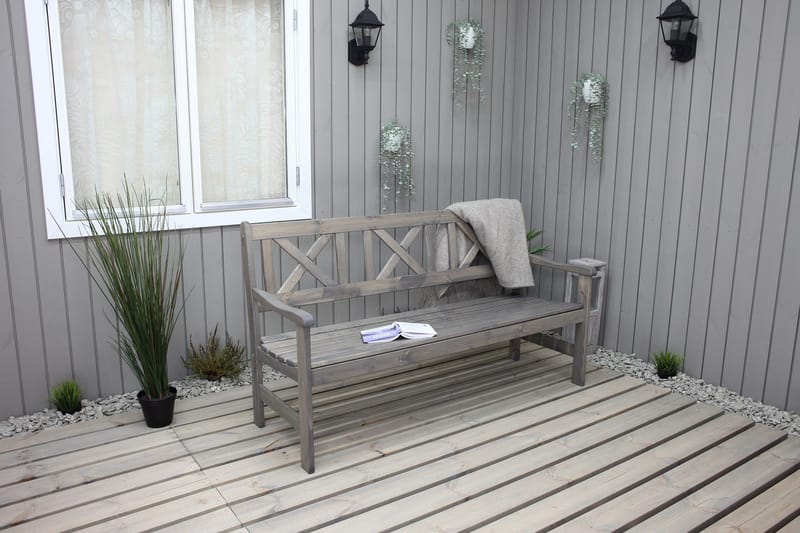 Olivo 3-seter Sofa - Grå - Hagemøbler & utemiljø - Loungemøbler - Loungesofaer