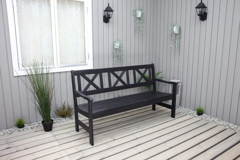 Olivo 3-seter Sofa - Kaffesvart - Hagemøbler & utemiljø - Loungemøbler - Loungesofaer