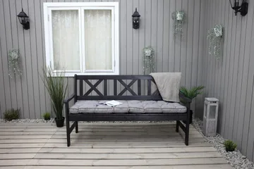 Olivo 3-seter Sofa - Kaffesvart - Hagemøbler & utemiljø - Loungemøbler - Loungesofaer