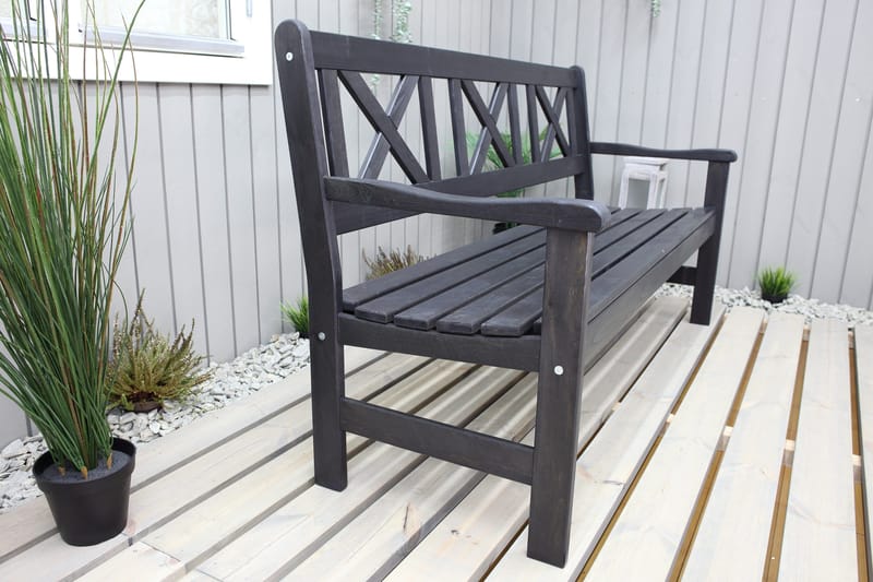 Olivo 3-seter Sofa - Kaffesvart - Hagemøbler & utemiljø - Loungemøbler - Loungesofaer