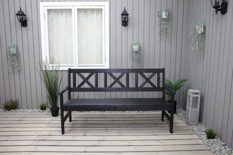 Olivo 3-seter Sofa - Kaffesvart - Hagemøbler & utemiljø - Loungemøbler - Loungesofaer