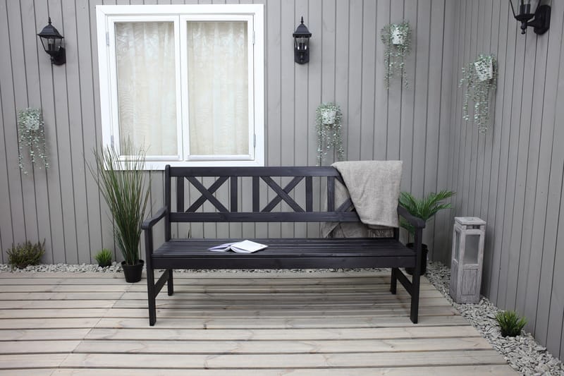 Olivo 3-seter Sofa - Kaffesvart - Hagemøbler & utemiljø - Loungemøbler - Loungesofaer