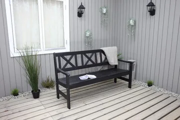 Olivo 3-seter Sofa - Kaffesvart - Hagemøbler & utemiljø - Loungemøbler - Loungesofaer