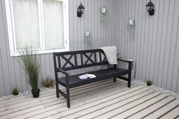 Olivo 3-seter Sofa - Kaffesvart - Hagemøbler & utemiljø - Loungemøbler - Loungesofaer