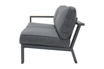 Palau 2-seter Sofa Høyre - Grå - Hagemøbler & utemiljø - Loungemøbler - Loungesofaer