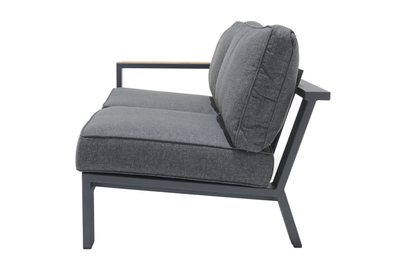 Palau 2-seter Sofa Høyre - Grå - Hagemøbler & utemiljø - Loungemøbler - Loungesofaer