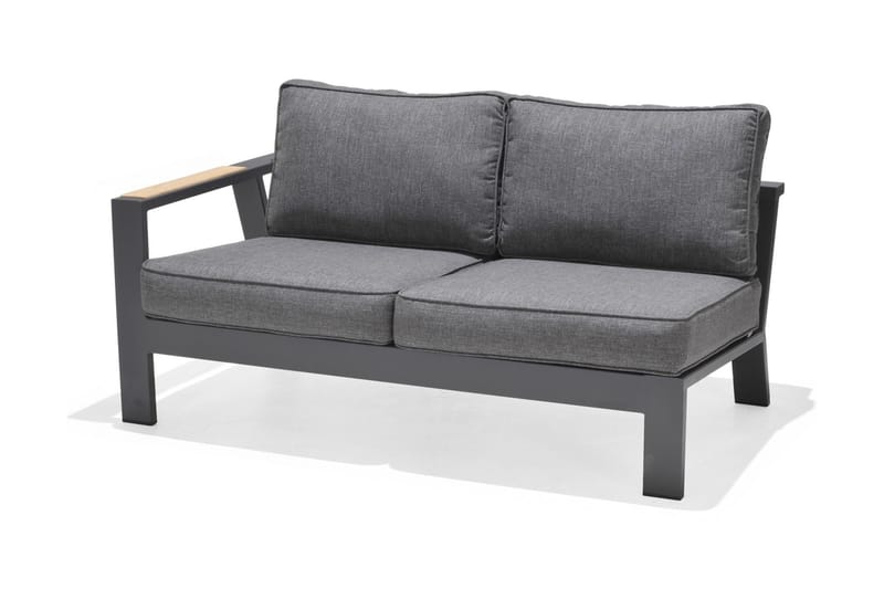 Palau 2-seter Sofa Høyre - Grå - Hagemøbler & utemiljø - Loungemøbler - Loungesofaer