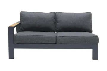 Palau 2-seter Sofa Høyre - Grå - Hagemøbler & utemiljø - Loungemøbler - Loungesofaer