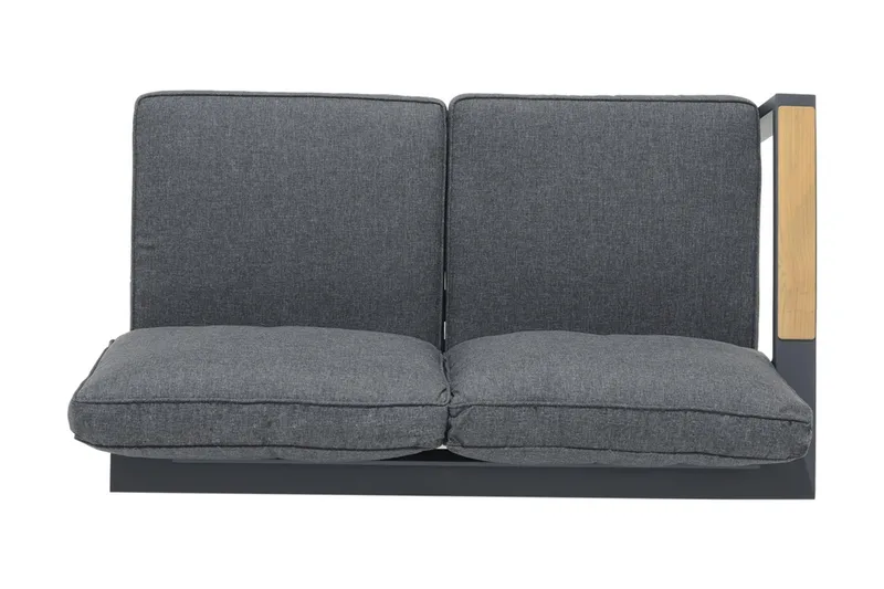 Palau 2-seter Sofa Høyre - Grå - Hagemøbler & utemiljø - Loungemøbler - Loungesofaer
