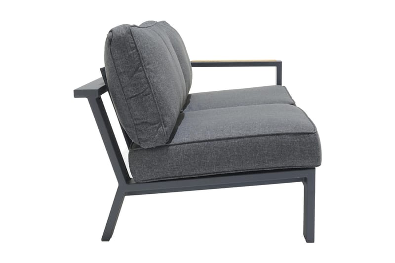 Palau 2-seter Sofa Venstre - Grå - Hagemøbler & utemiljø - Loungemøbler - Loungesofaer