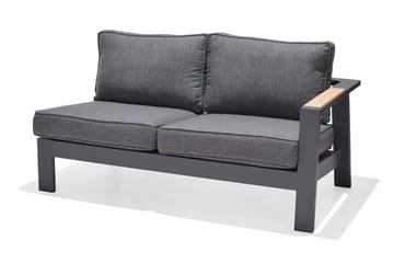 Palau 2-seter Sofa Venstre - Grå - Hagemøbler & utemiljø - Loungem øbler - Loungesofaer